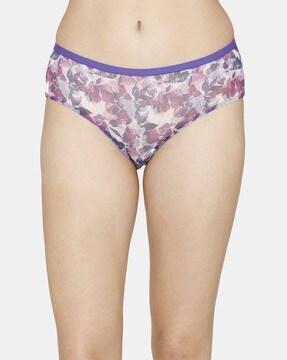 floral print hipster panty