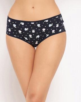 floral print hipsters panties