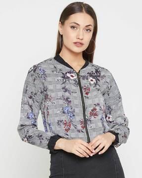 floral print jacket