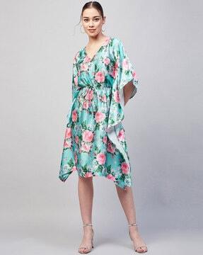 floral print kaftan dress