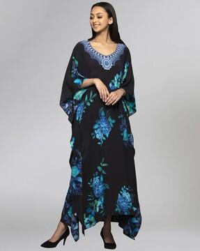 floral print kaftan dress