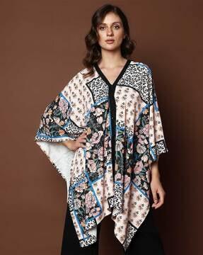 floral print kaftan top