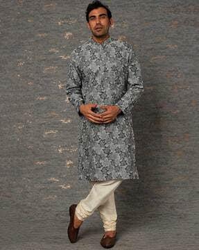 floral print kurta set