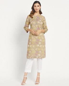 floral print kurta