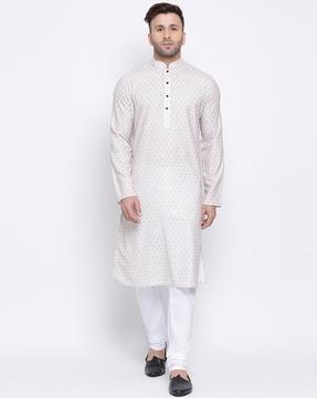 floral print long kurta