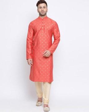 floral print long kurta