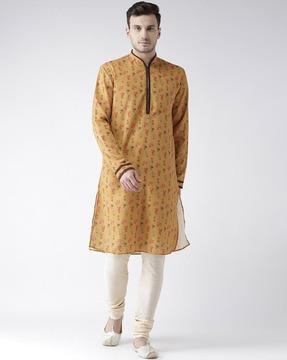 floral print long kurta