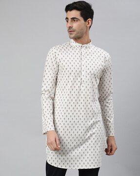 floral print long kurta