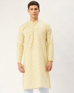 floral print long kurta