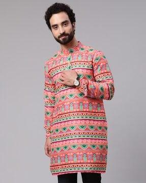 floral print long kurta