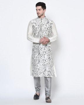 floral print long kurta