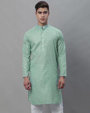 floral print long kurta