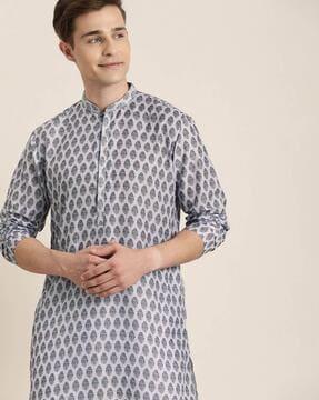 floral print long kurta