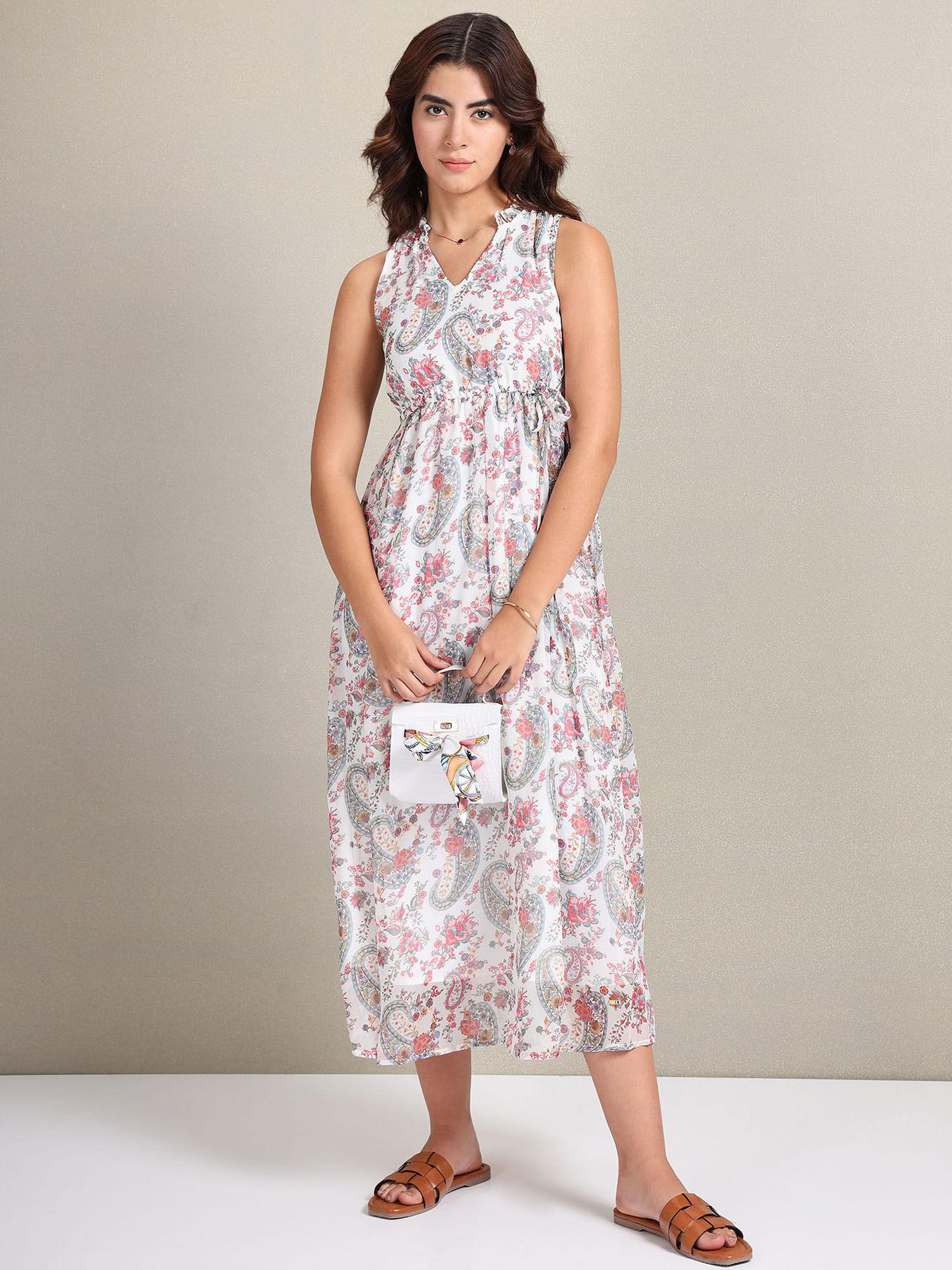 floral print maxi dress