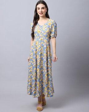 floral print maxi dress