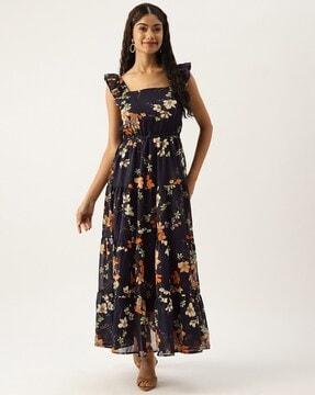 floral print maxi dress