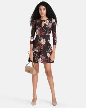 floral print midi dress