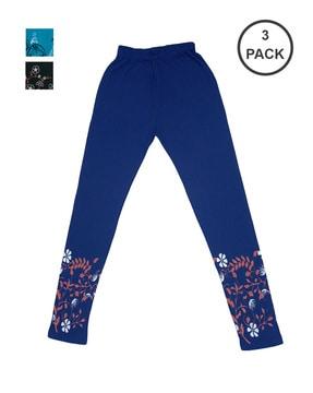 floral print pack of 3 leggings