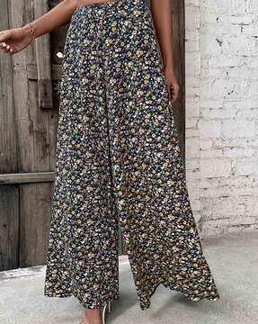 floral print palazzos