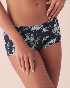 floral print panties with elasticated waist