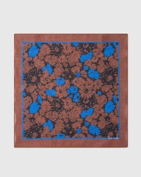 floral print pocket square