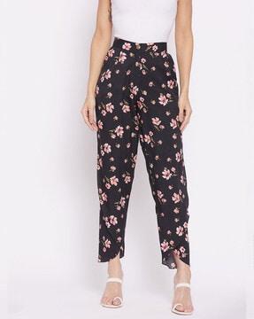 floral print relaxed fit pants