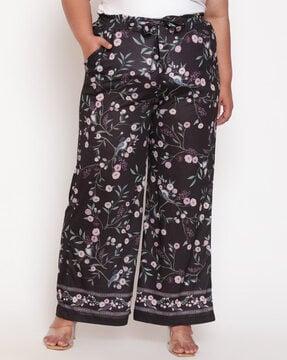 floral print relaxed fit pants