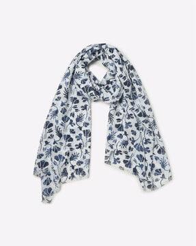 floral print scarf