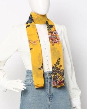 floral print scarf