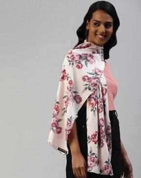 floral print scarf