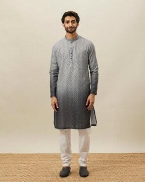 floral print sherwani kurta