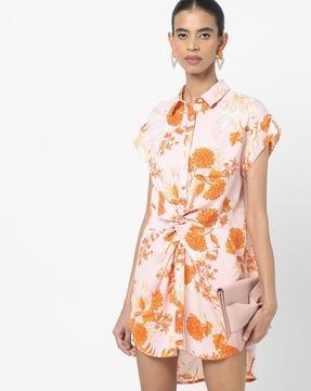 floral print shift dress