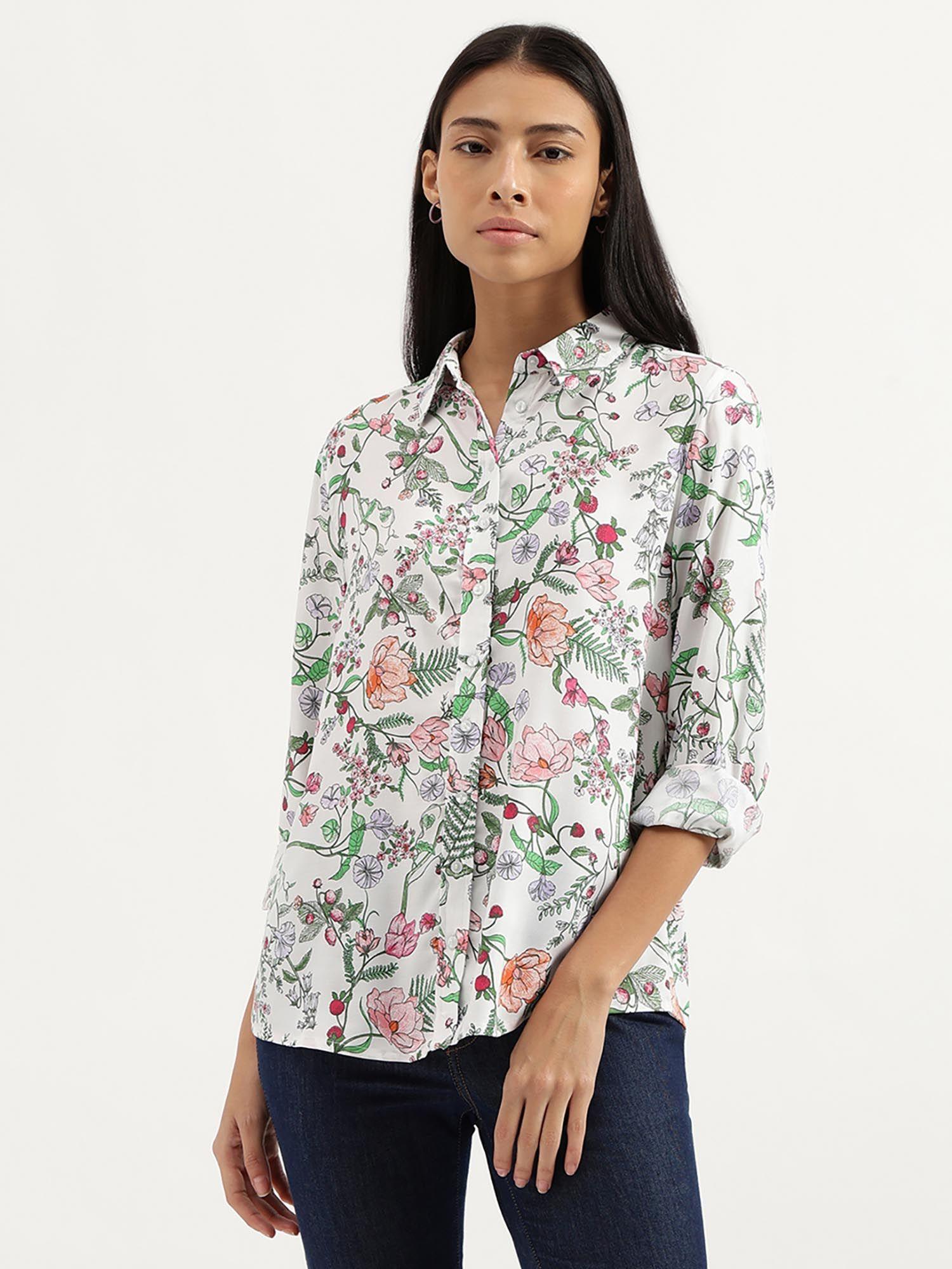 floral print shirt