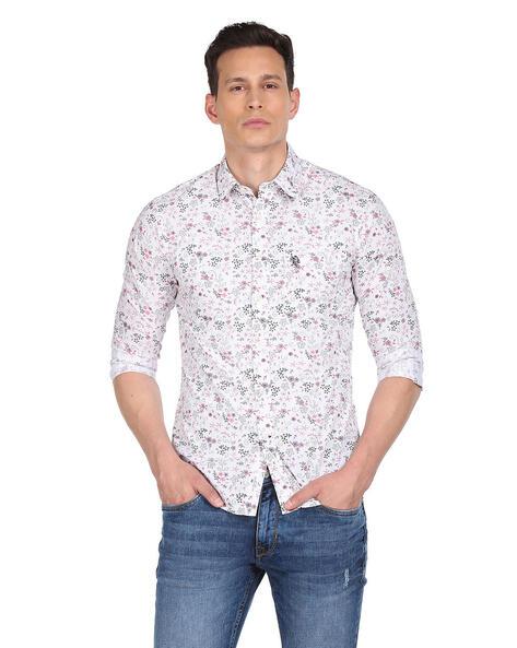 floral print shirt