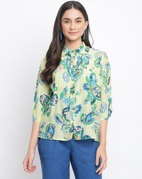 floral print shirt