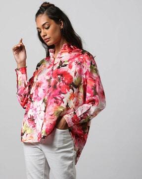 floral print shirt