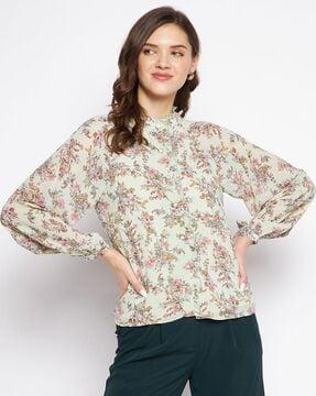 floral print shirt