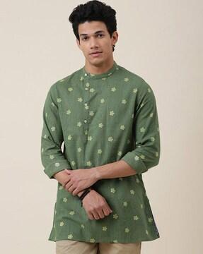 floral print short kurta