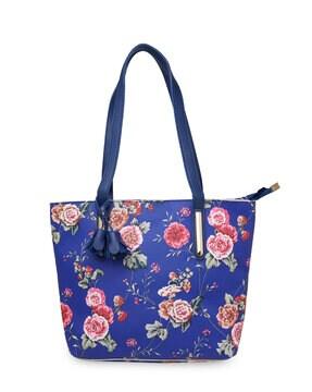 floral print shoulder bag