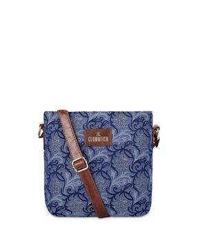 floral print shoulder bag