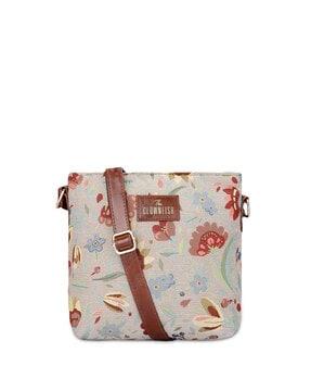 floral print shoulder bag