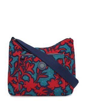 floral print shoulder bag