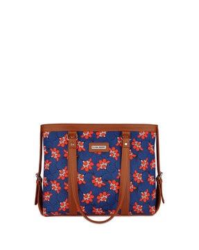 floral print shoulder bag