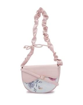 floral print shoulder bag