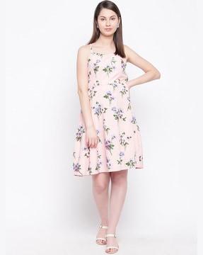 floral print skater dress