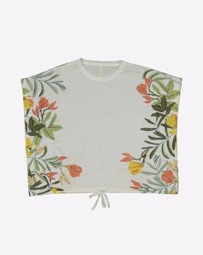 floral print sleeveless top