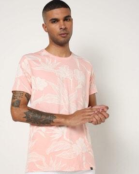 floral print slim fit t-shirt