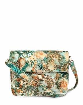 floral print sling bag