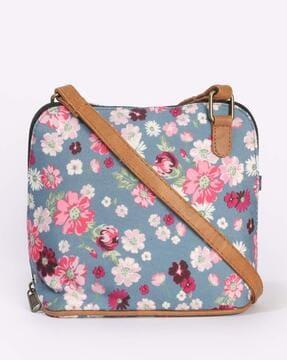 floral print sling bag