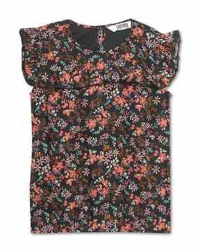 floral print top